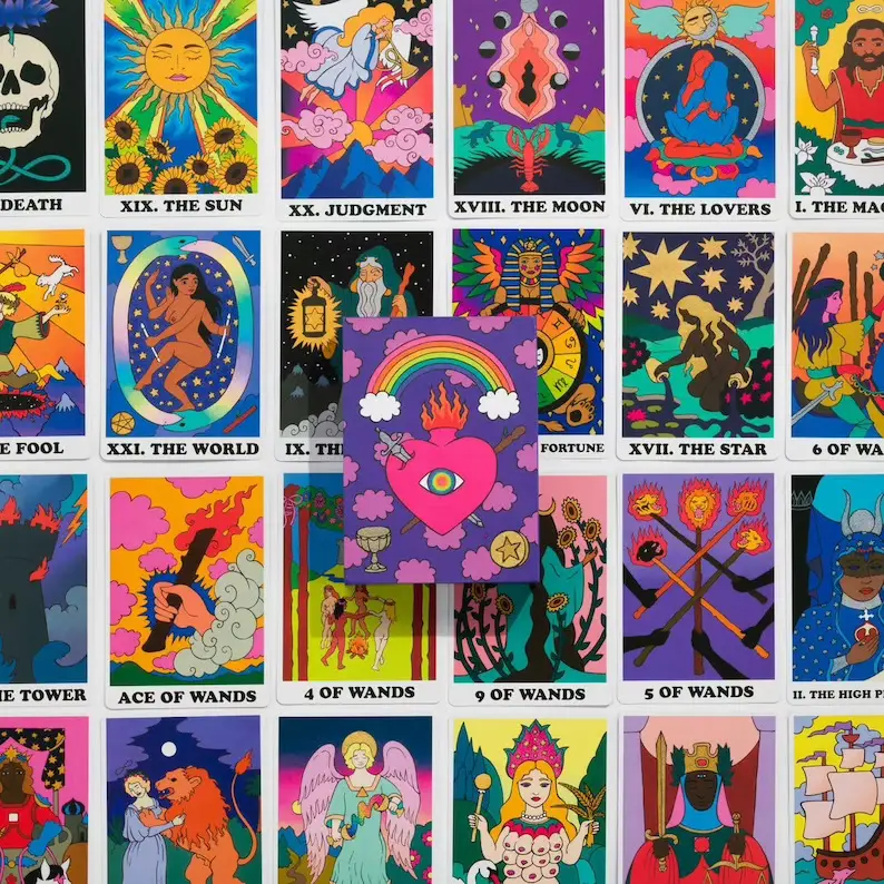Rainbow Heart Tarot